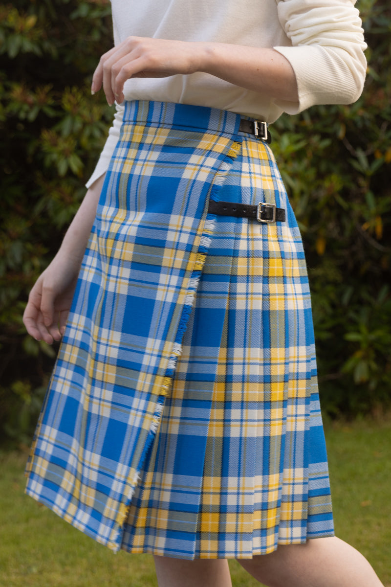 Ladies Tartan Hostess Kilt With Shawl main image 1