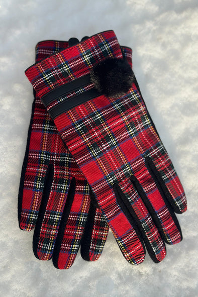 Morag Tartan Gloves (Royal Stewart)