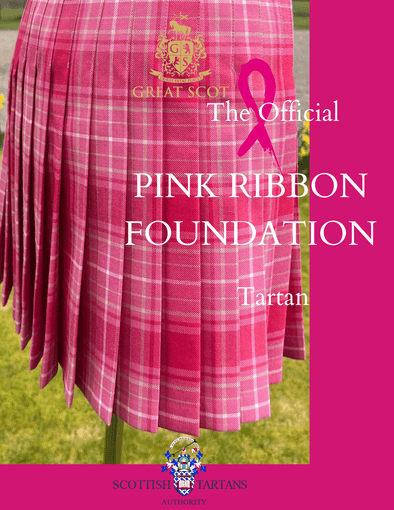 Lady's Kilted Skirt (Curaidh - The Official Pink Ribbon Tartan)
