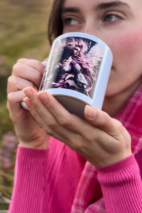 Curaidh Tartan Mug (Angel)