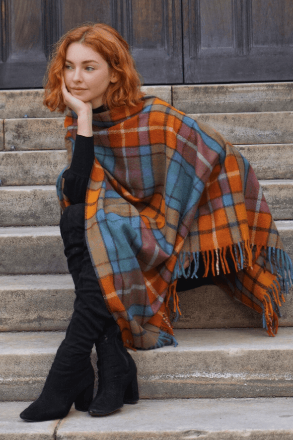 Tartan Poncho | Extra Warmth (Buchanan Antique)