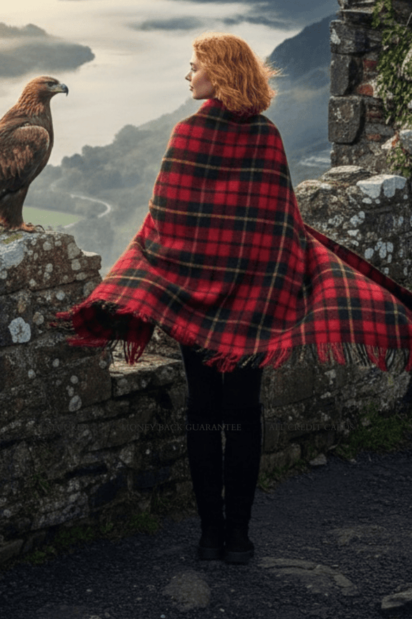 Tartan Poncho (Wallace) Extra Warmth