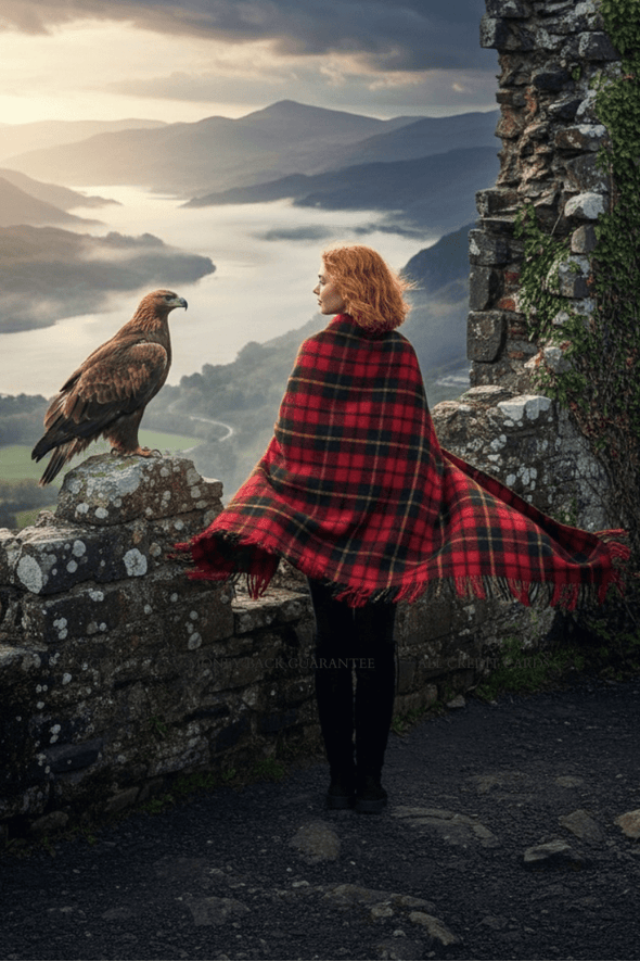 Tartan Poncho (Wallace) Extra Warmth