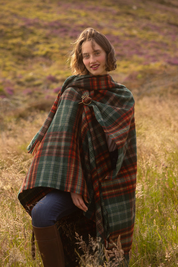 Great Scot Scotland Highlander Ruana WRap