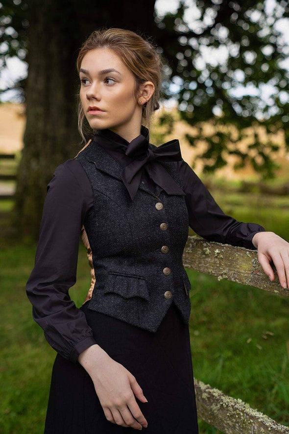 SAMPLE Lady's Kelso Waistcoat, UK 8 (Torridon Tweed)