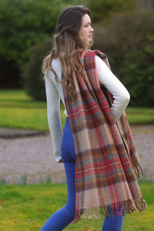 Luxury Oversized Scarf (Auld Dress Stewart) | Extra Warmth