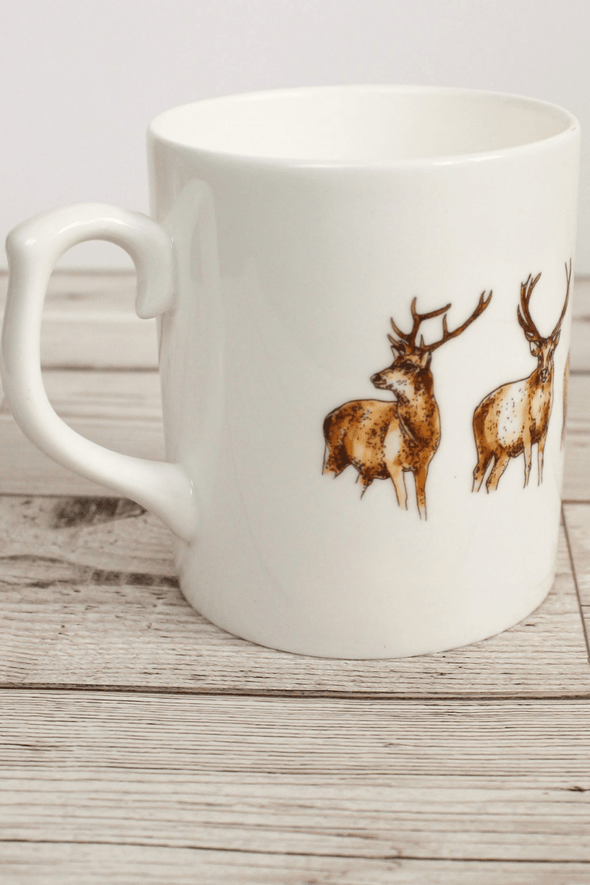 Highland Stag Fine China Mug
