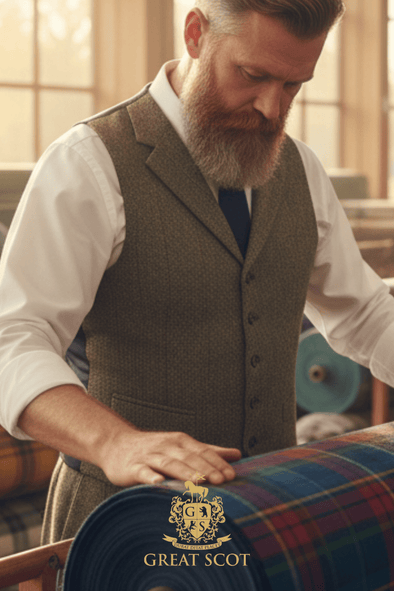 Bespoke Tartan Full Design Package, Registration & Fine Wool Weaving