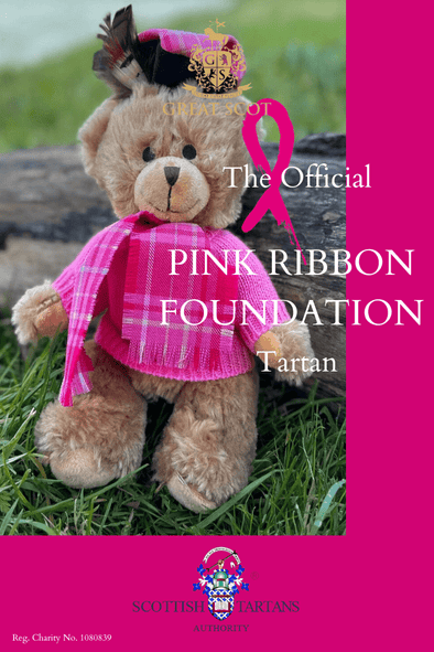 Pibroch Curaidh Keepsake Bear (The Official Pink Ribbon Tartan)