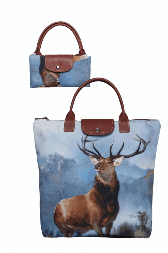 Monarch of the Glen Folding Shopping Bag