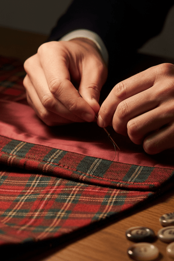 Gent's Tailored Tartan Tuxedo Evening Jacket | Your Tartan | M-T-M