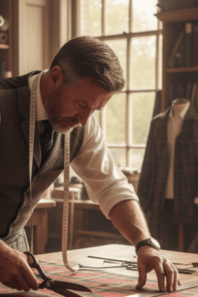 Gent's Tailored Tartan Tuxedo Evening Jacket | Your Tartan | M-T-M