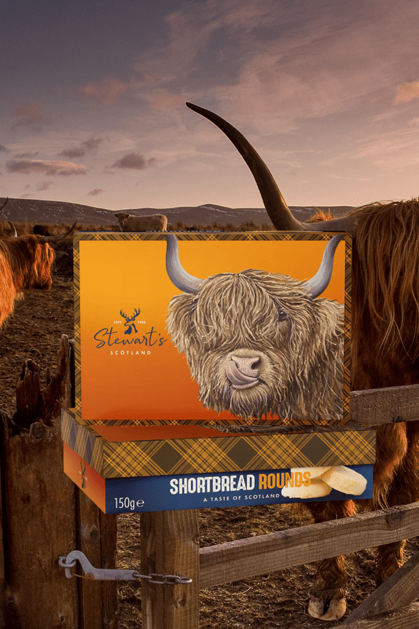 Highland Cow Shortbread Gift Box