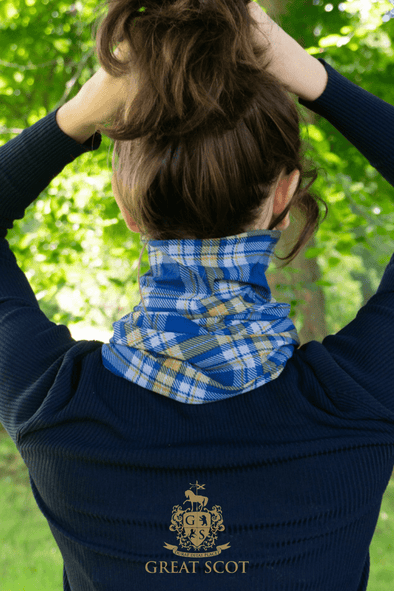 Ukraine Forever Tartan Buff