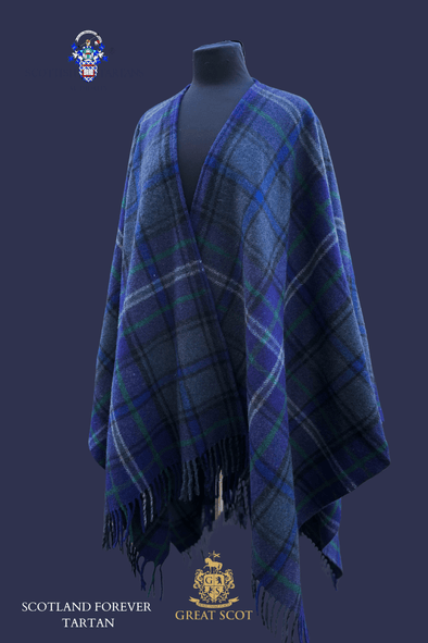 Highlander Ruana (Scotland Forever) Extra Warmth