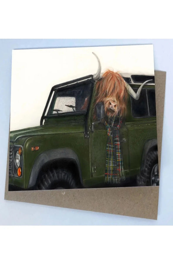 Highland Cow Greetings Card Set (6)