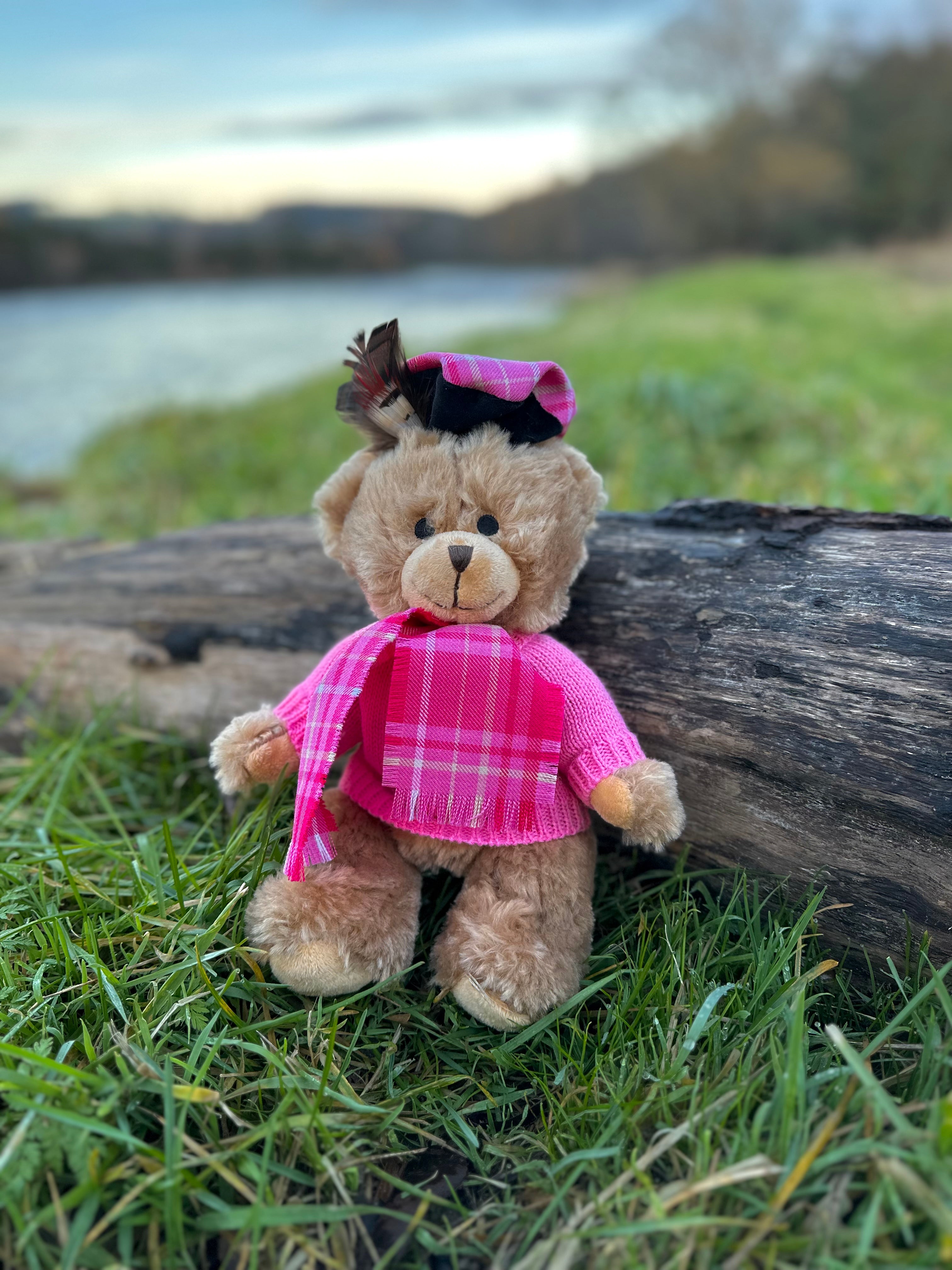 Pink Ribbon Breast Cancer Tartan Fund Raising Official Great Scot Scotland Scarf Gifts