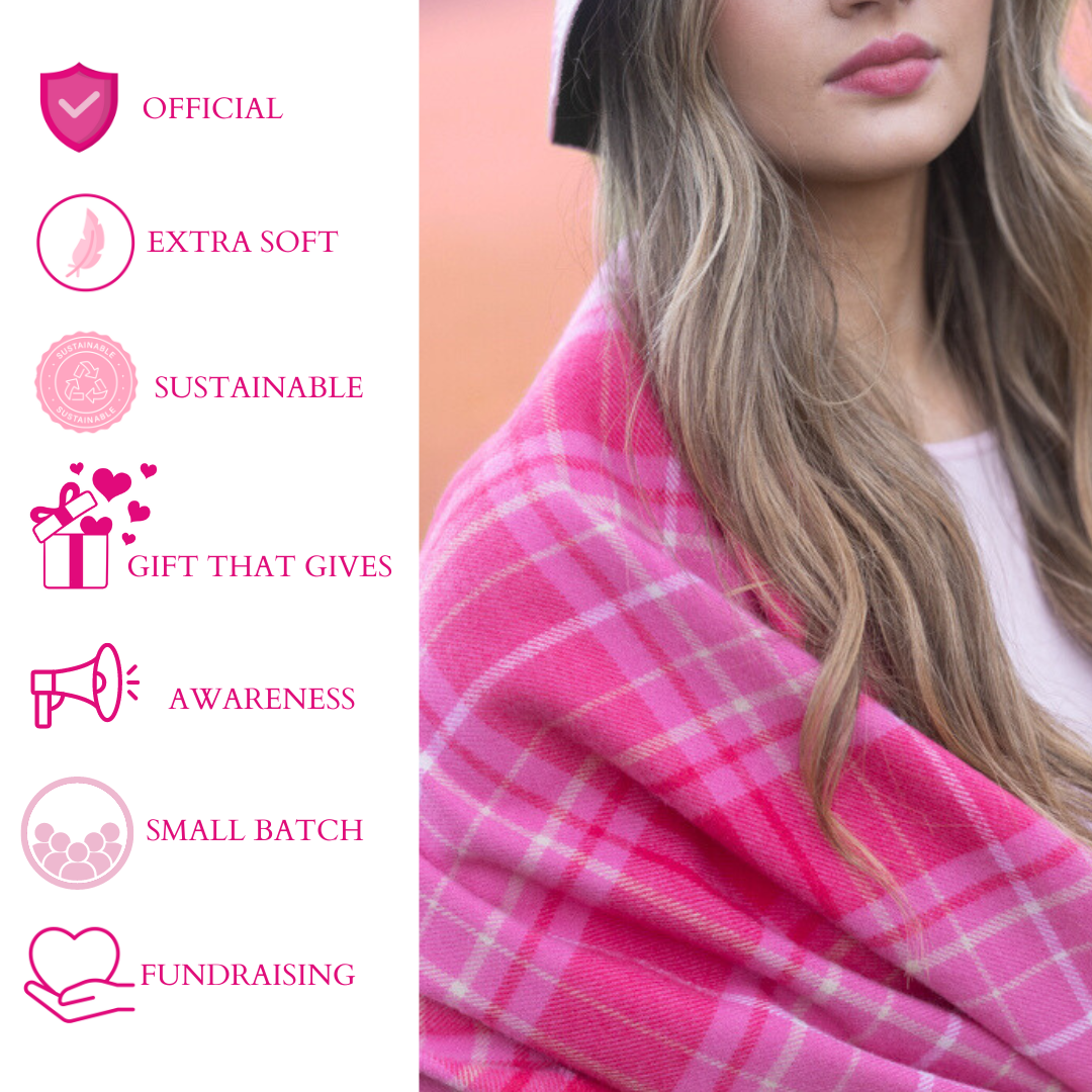 Pink Ribbon Breast Cancer Tartan Fund Raising Official Great Scot Scotland