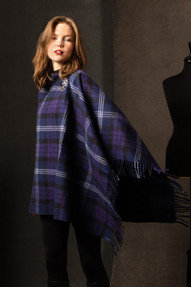 Tartan Poncho (Scotland Forever) EXTRA WARMTH