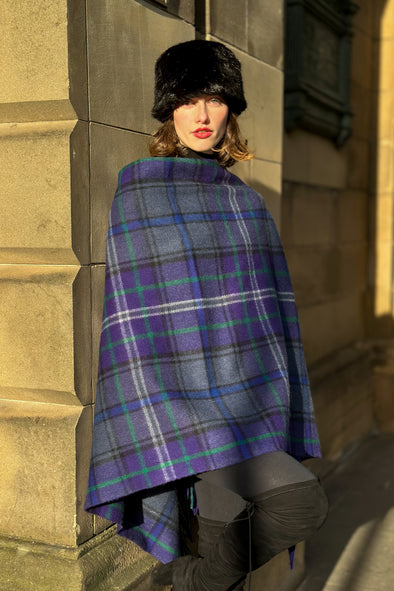 Tartan Poncho (Scotland Forever) Extra Warmth