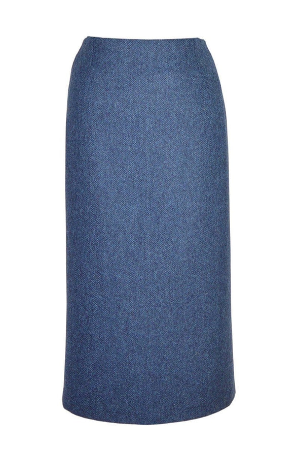 SAMPLE Tailored Tweed 31" Skirt (Lorne-Blue)