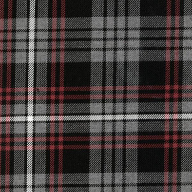 Great Scot Tartan Plaid Auld Lang Syne (Grey) red white