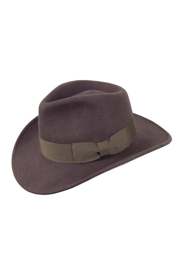 Lady's Brown Wool Felt Hat