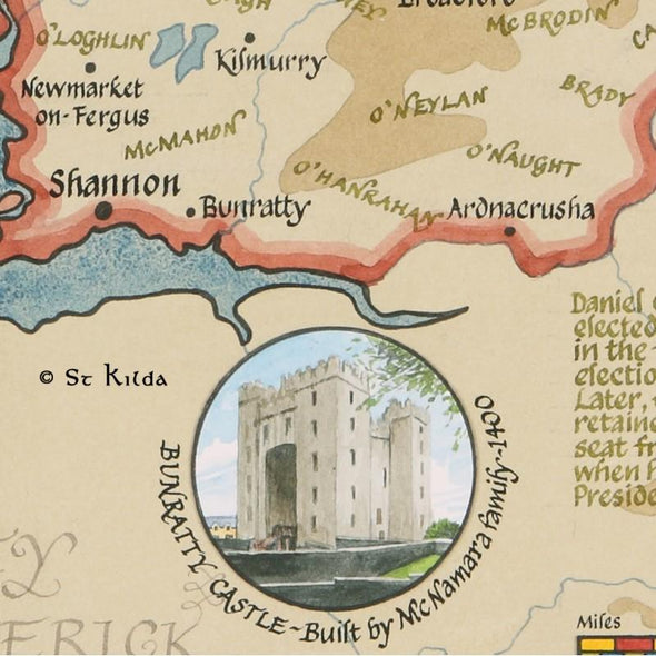 The Families of County Clare Map