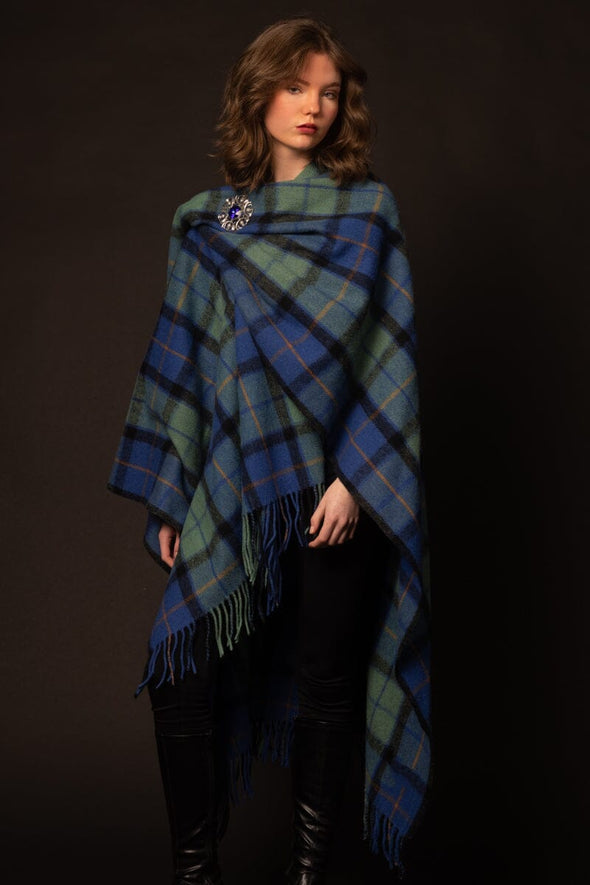 Highlander Ruana (Flower of Scotland) | Extra Warmth