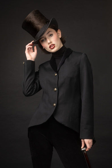Charlotte Jacket (Classic Black Fine Wool)