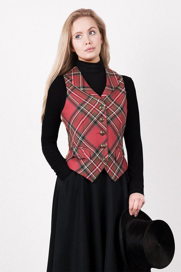 SAMPLE UK 10 Kelso Waistcoat (Fine Wool)