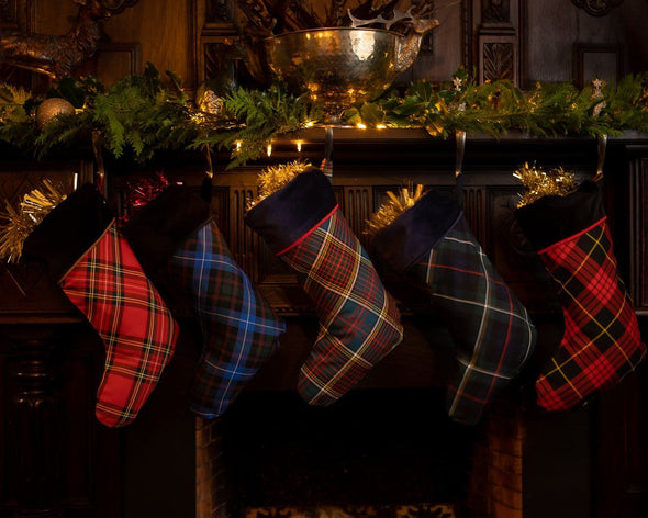 Luxury Christmas Stocking (Non Wool Tartan)