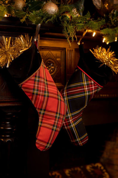 Luxury Christmas Stocking (Fine Wool Tartan)