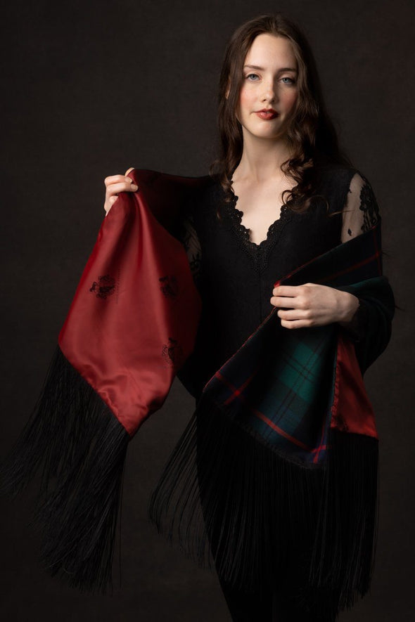 Custom Luxury Tartan Stole (Fine-wool)