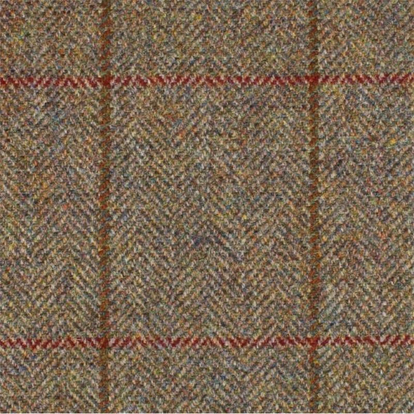 Great Scot Annan Tweed brown with brown and red overcheck