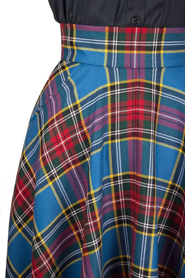 SAMPLE (UK 10)The Brigadoon Skirt (Fine Wool Tartan)