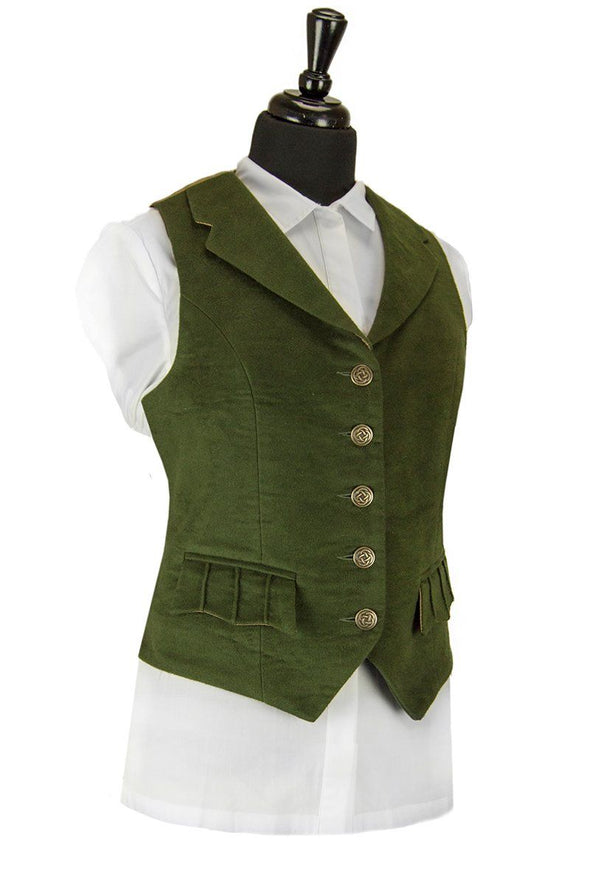 SAMPLE UK 20  Kelso Waistcoat (Bracken Green)