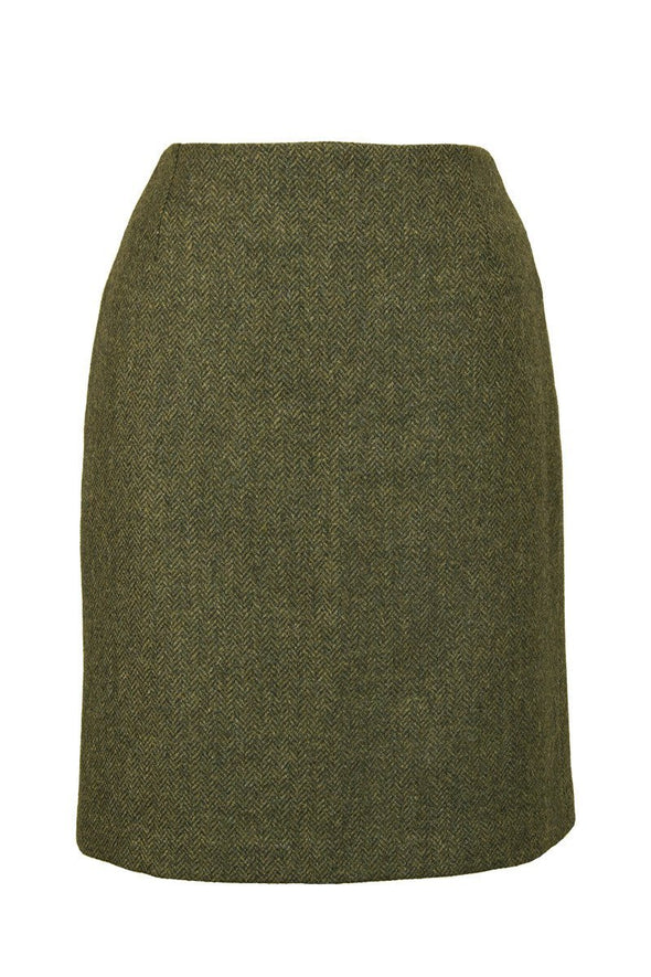Tailored Tweed 21" Skirt (Helmsdale Tweed)