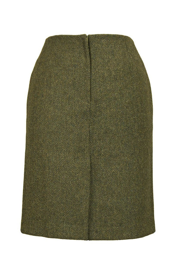 Tailored Tweed 21" Skirt (Helmsdale Tweed)