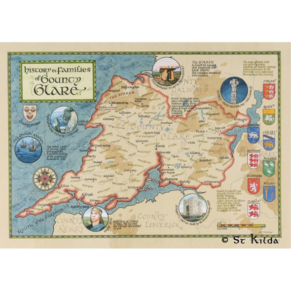 The Families of County Clare Map