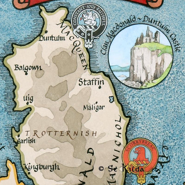 The Isle of Skye Map